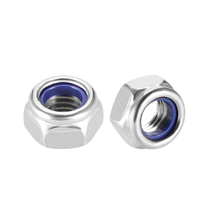 Stainless Steel 304/316 Nylon Insert Lock Nuts M8 M10