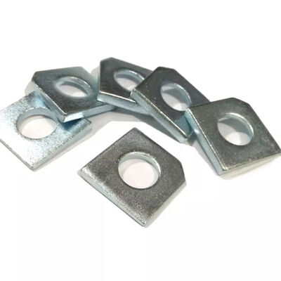 Enlarged Thickened Square Washer Zinc plating Blue Square washersquare flat washer with M8 M10 M12 M30 DIN436