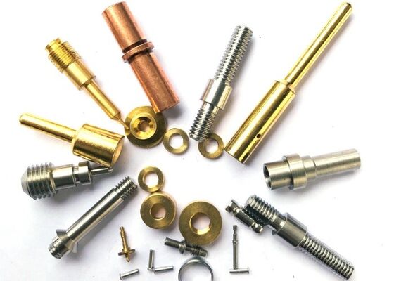 Brass H59 Brass H62 Lathe Machining Parts Custom CNC Machning Electrical Components