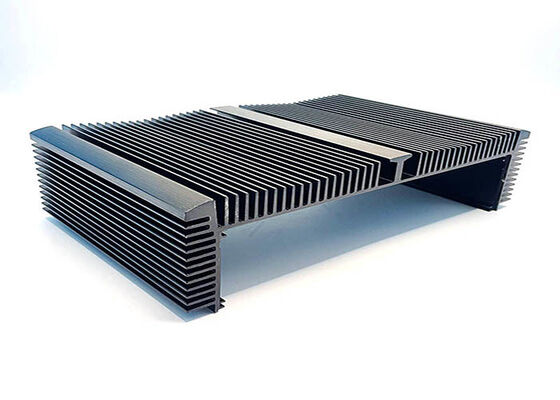 6063 T5 آلومینیوم Extrusion Heat Sink CNC Extrusion Machining قطعات آلومینیومی