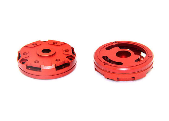 Duurzame aangepaste lasersnijde onderdelen koolstofstaal 8,8 galvaniserende verf rood