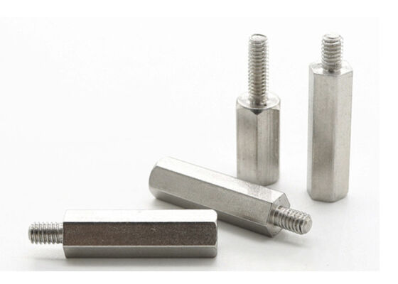 M3 M7 स्टेनलेस स्टील पुरुष और महिला हेक्सागोन हेड मेटलस्टैंडऑफ A453 GR660 A286 18-8 सिंगल स्टॉप्स