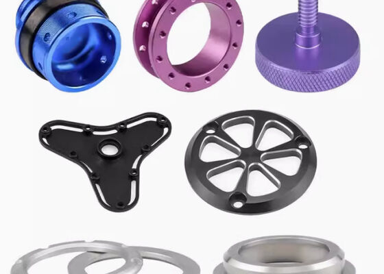 Custom CNC Machined Parts TC11 Titanium Alloy Parts Anodized Surface