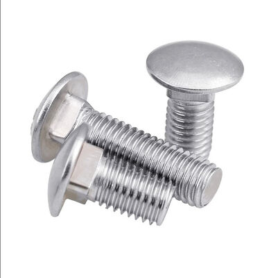 M6 M8 M10 Stainless Steel Carriage Bolt SS304 SS316 SS316L DIN603 ISO8677