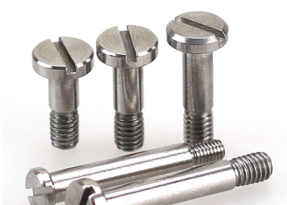 Precision Stainless Steel Metal Shoulder Bolts With Slot For Engineering In 1/2 7/16 And 1 Sizes