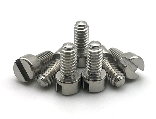 Custom Stainless Steel Metal Shoulder Metal Bolts with slot for Engineering furniture in 1/6 8/12 1