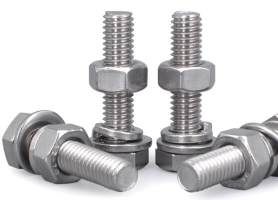 3/8 1/2 ASTM A193 A194 Hex Heavy Duty Metal Bolt with Hex Nut B7 B8 8M ASME B16.5