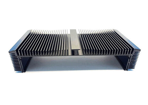6063 T5 Aluminum Heat Sink Extrusion for CNC Machining Parts