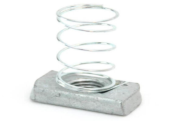 M10 M12 Spring Nut Carbon Steel Grade 4.8 Zinc Plated